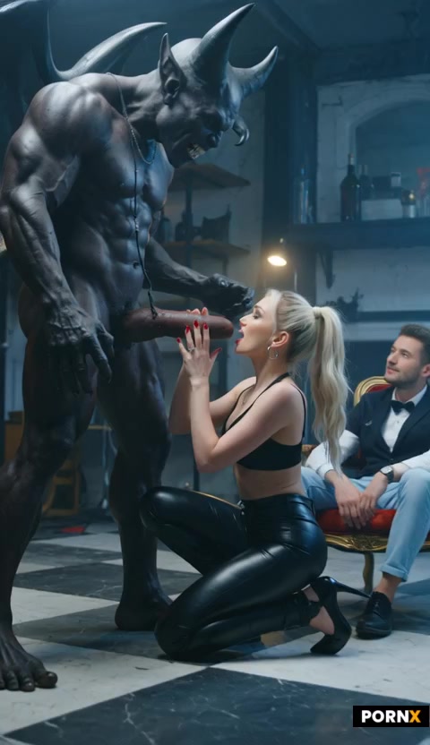 Platinum-blonde woman