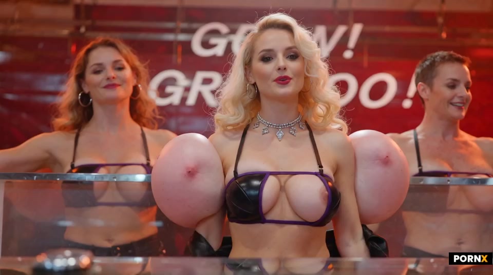 *HER TITS ARE HUMUNGOUS BLOATED-SWOLLEN OBSCENE-EXCESSIVE SWOLLEN BALLOONING TITS SIZE FREAKISHLY GI
