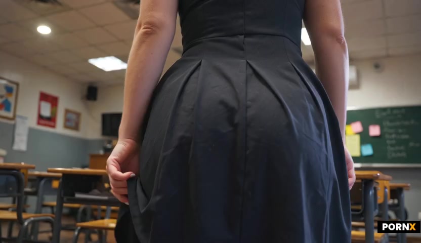 A cute mother in her twenties with a big butt