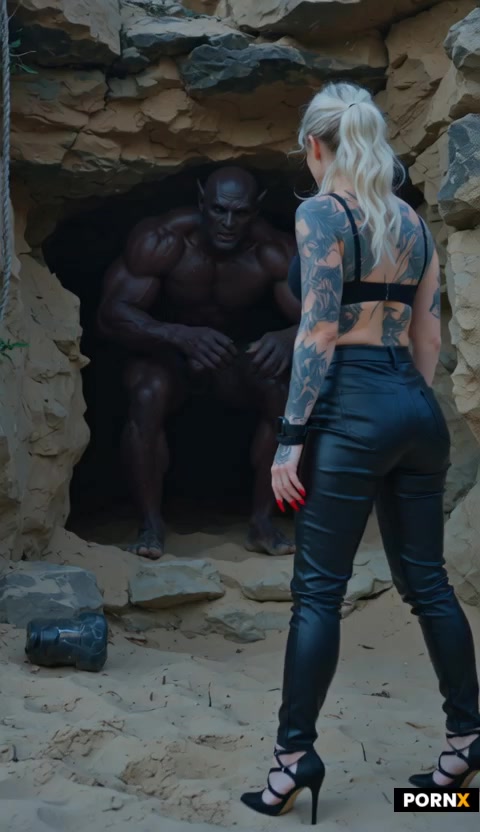 A blonde woman with a ponytail