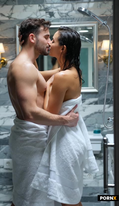 full-body image of a man passionately kissing a woman