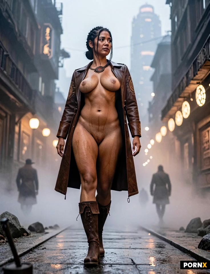 Woman walks forward